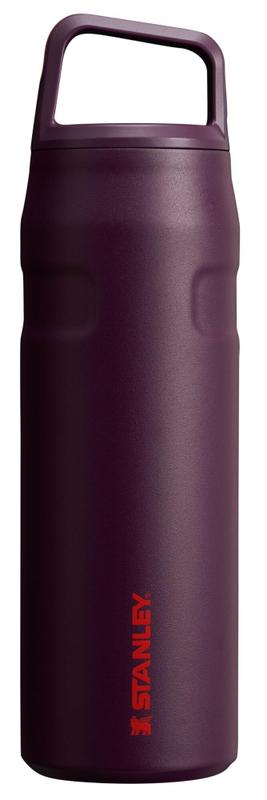 Garrafa Stanley IceFlow 710ml de ameixa isolada em aço inoxidável